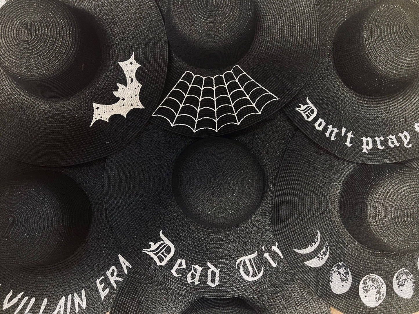 Possibly Today Satan Floppy Sun Hat - XL Brim