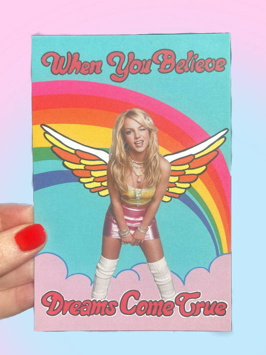 Astral Weekend - POSTCARD Y2K Affirmation