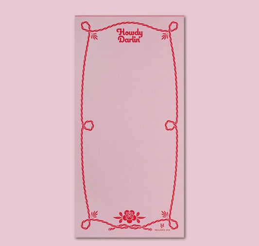 Howdy Darlin Notepad