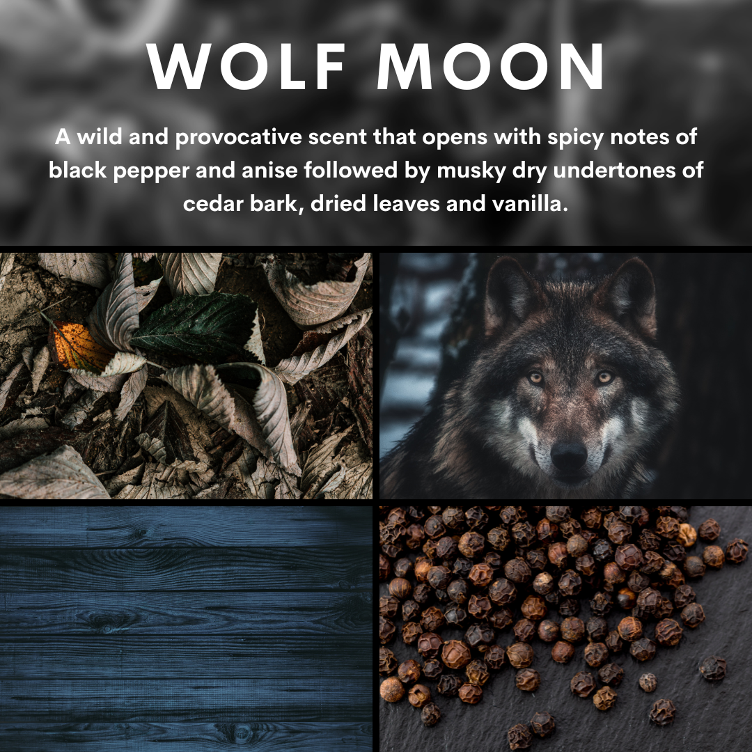 Burke & Hare Co - Gothic Scented Candles - Wolf Moon - Dark Academia