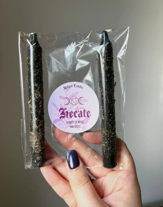 Hecate Goddess Ritual Candle
