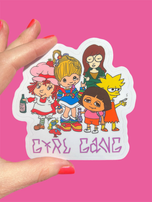 Astral Weekend - 3 Inch Sticker Girl Gang