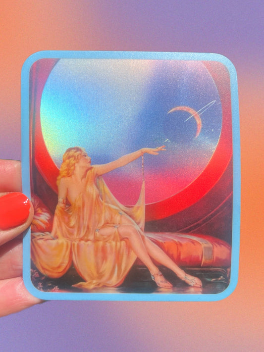 Astral Weekend - Sci-Fi Space Fantasy STICKER 3 Inch