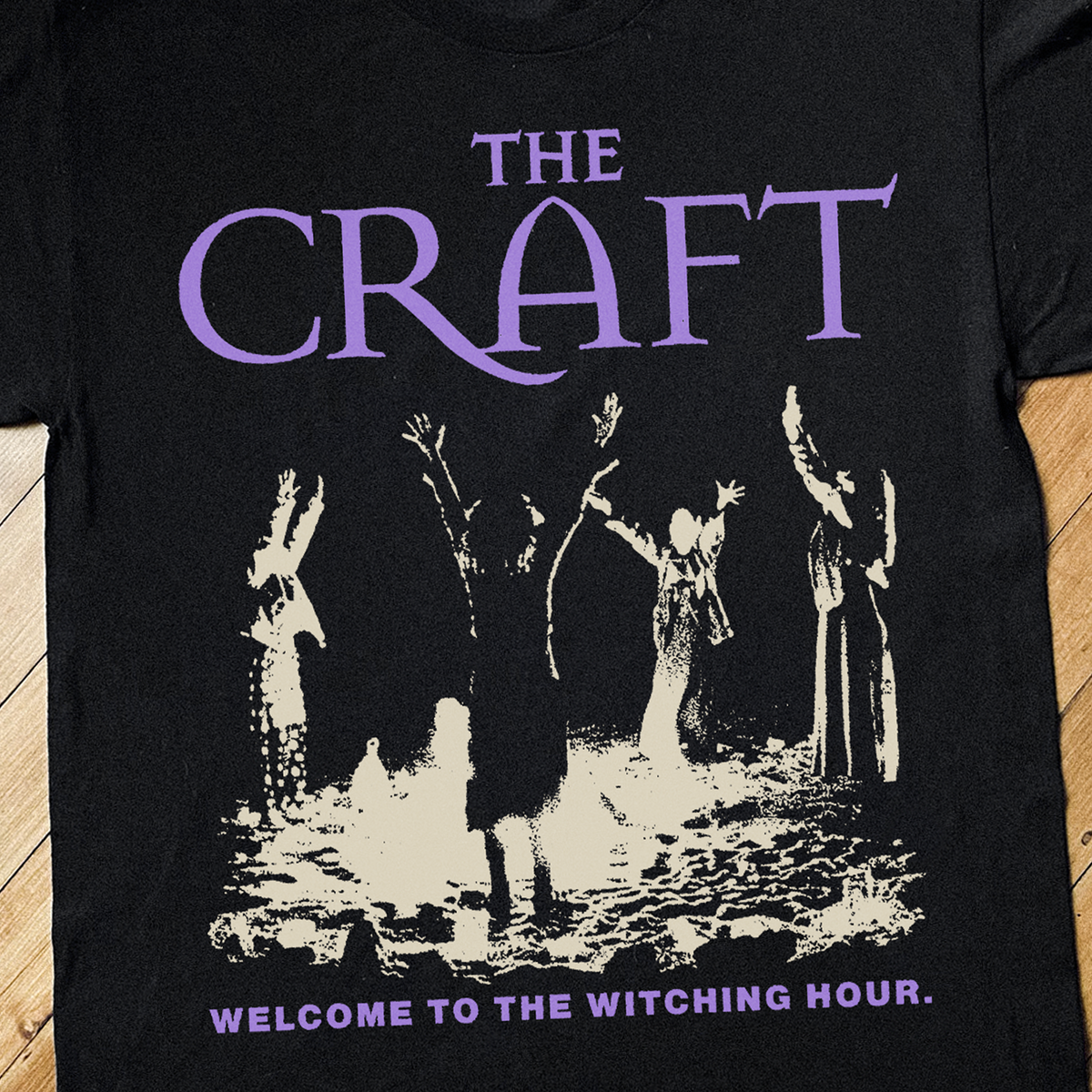 Parallel Vintage - The Craft Black T-Shirt - Black / L