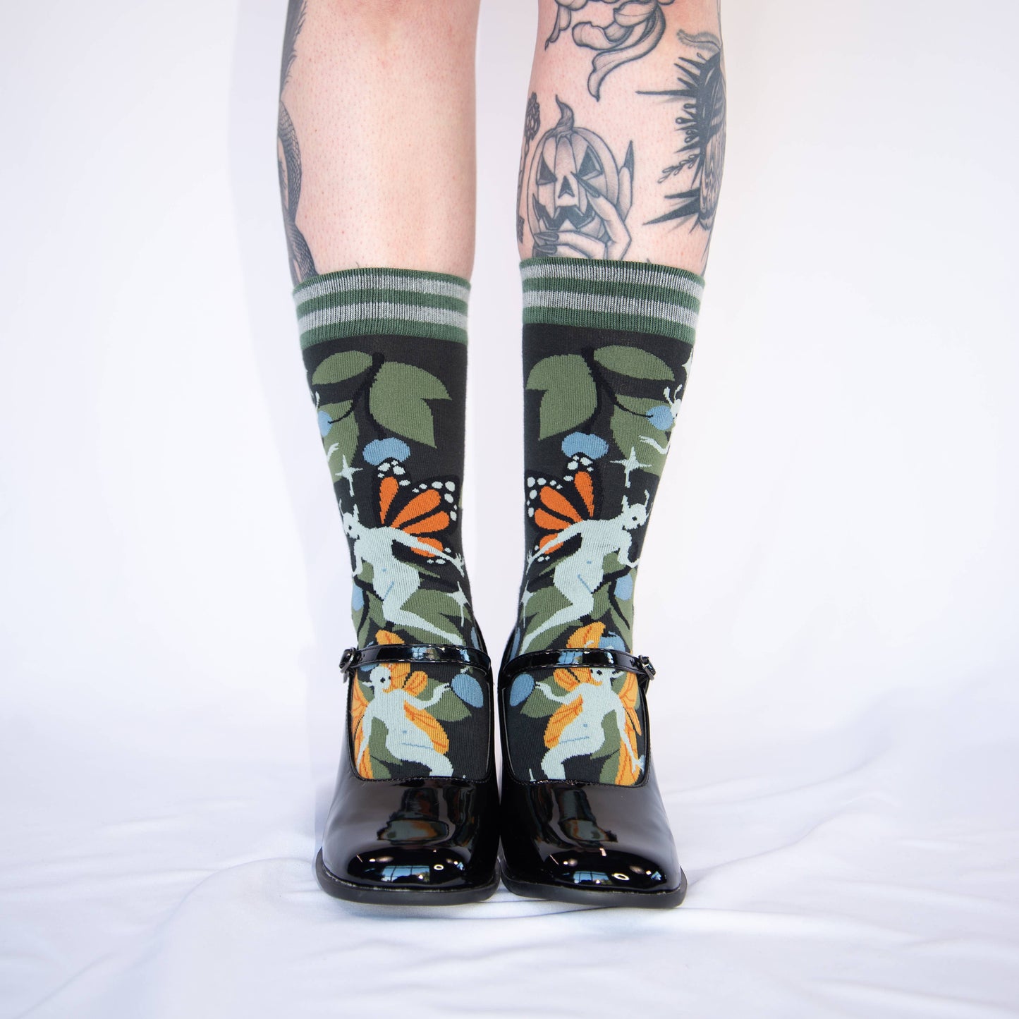 Foot Clothes- Fanciful Fairies Crew Socks
