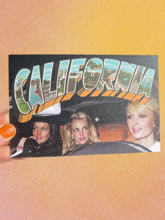 Astral Weekend - POSTCARD California Triple Threat