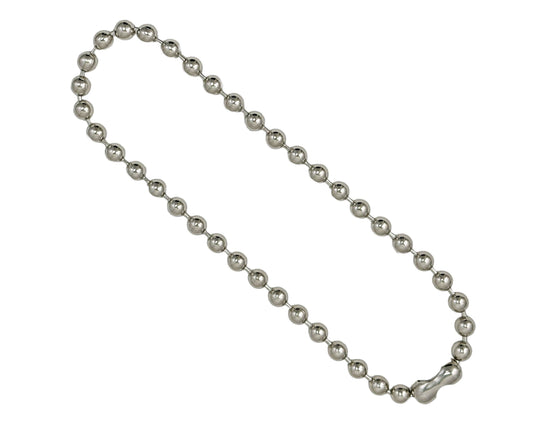 Funk Plus - REGULAR BALL CHAIN NECKLACE - 18" / Silver