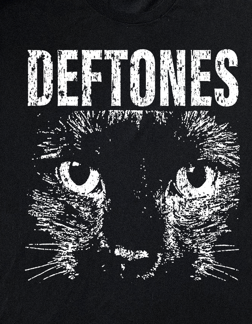 Parallel Vintage - Deftones Vintage Black T-Shirt - Black / M