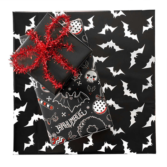Sourpuss - SOURPUSS BATTY HUMBUG GIFT WRAP SET