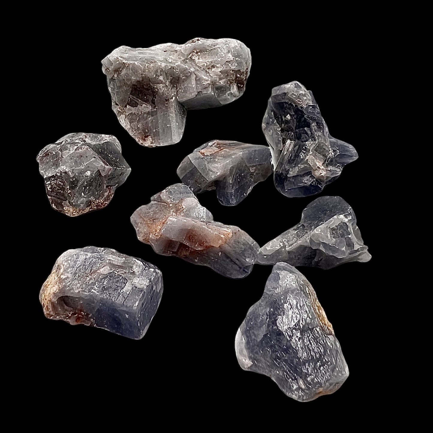 Blue Calcite Raw Stones