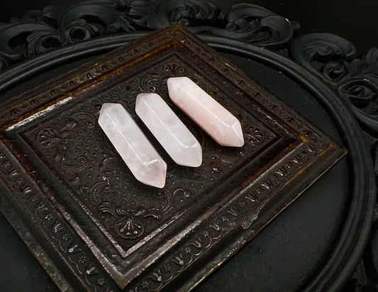 Rose Quartz Double Points