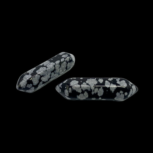 Snowflake Obsidian Double Points