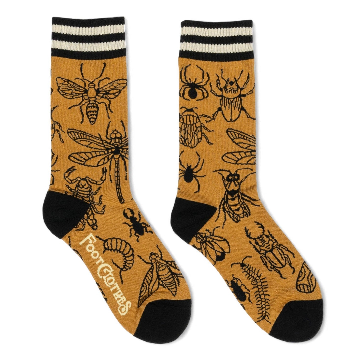 FootClothes LLC - Creepy Crawlies Crew Socks