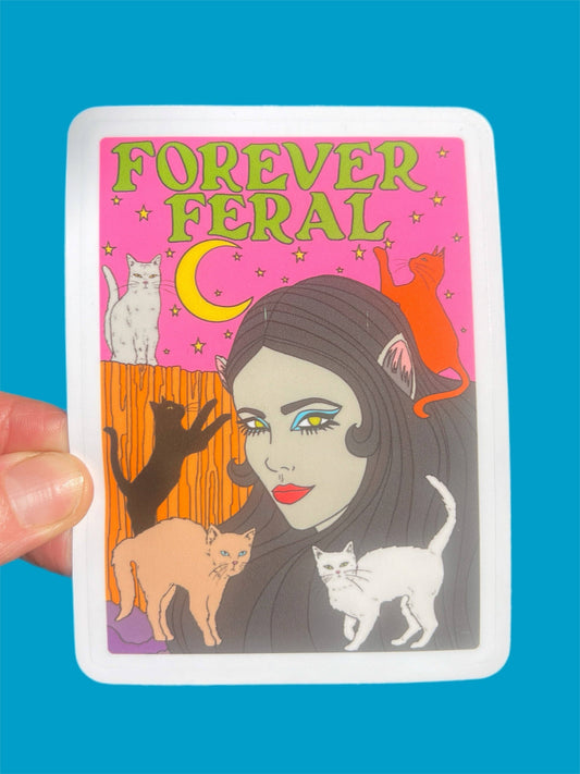 Astral Weekend - Forever Feral Sticker 3 Inch