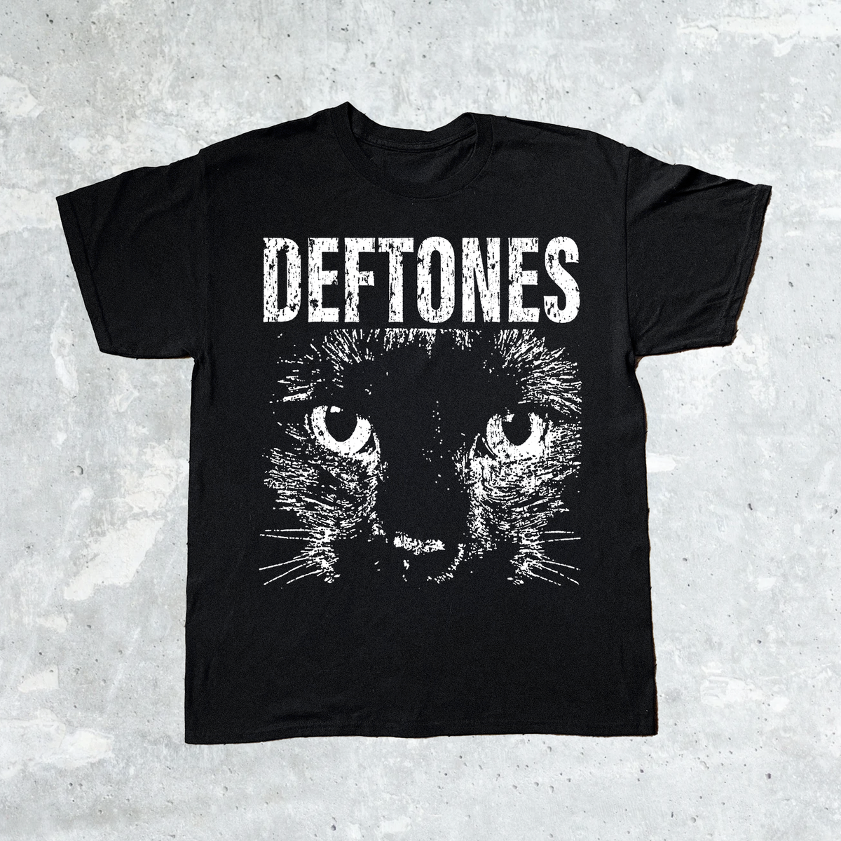 Parallel Vintage - Deftones Vintage Black T-Shirt - Black / S