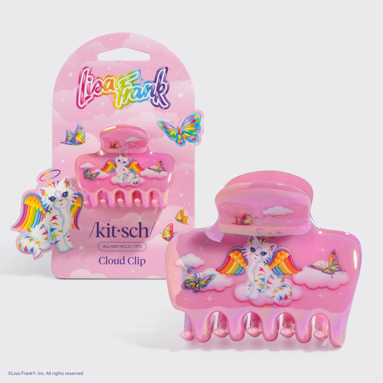 KITSCH - Lisa Frank x Kitsch Cloud Clip in Angel Kitty™