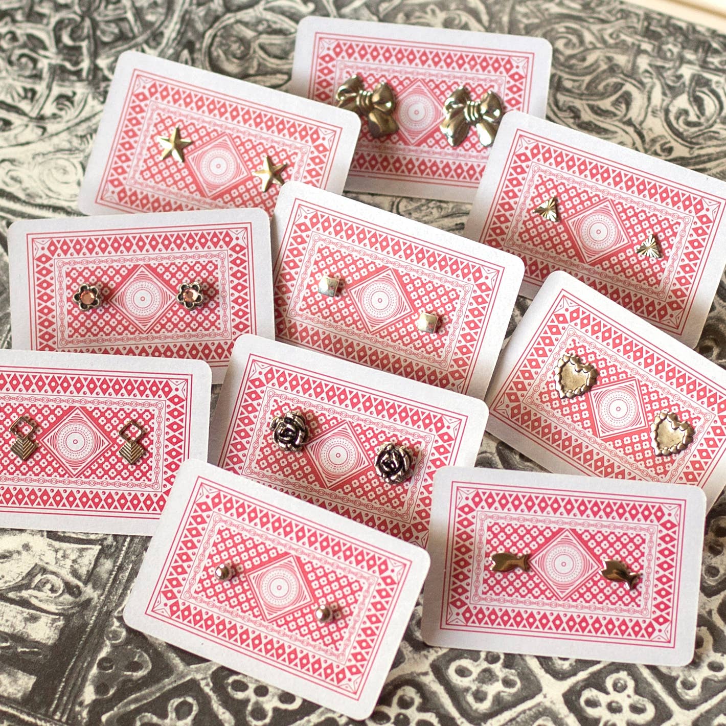 Kindred Objects - Vintage Silver Stud Earrings - Variety