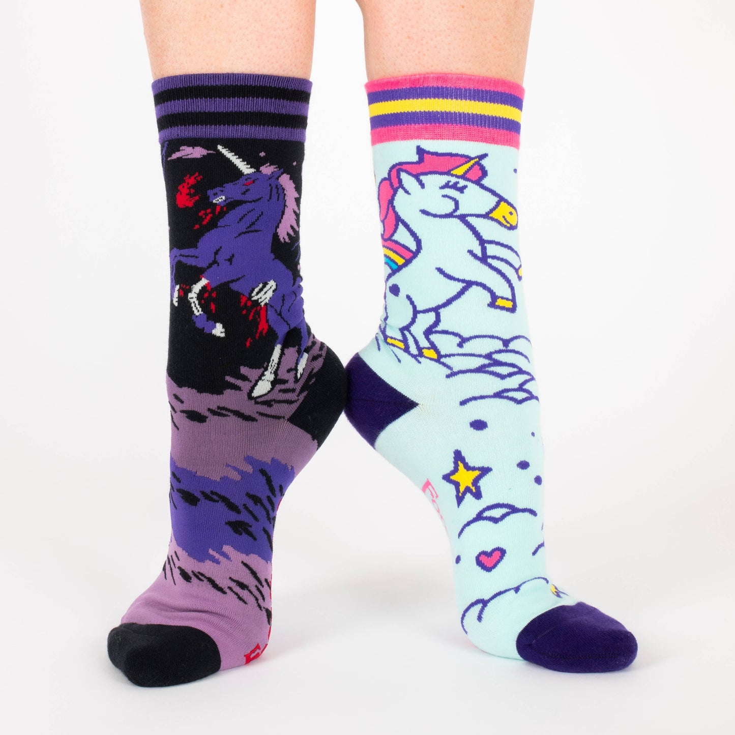 Foot Clothes- Evil AF Unicorn Socks