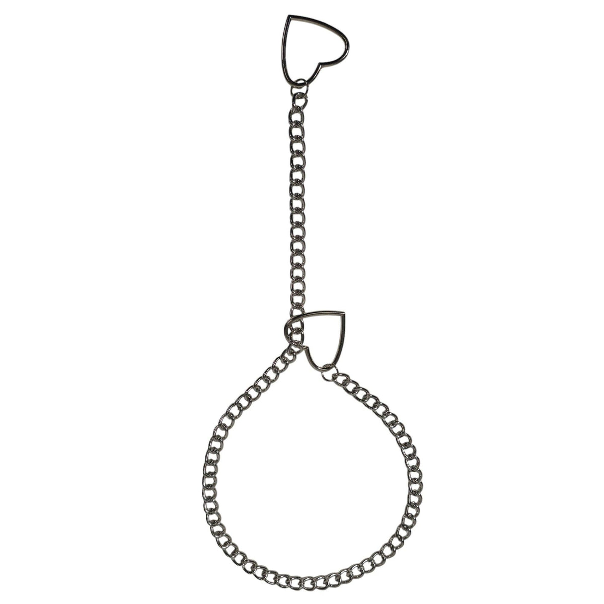 Funk Plus - DOUBLE HEART CHAIN NECKLACE PENDANT