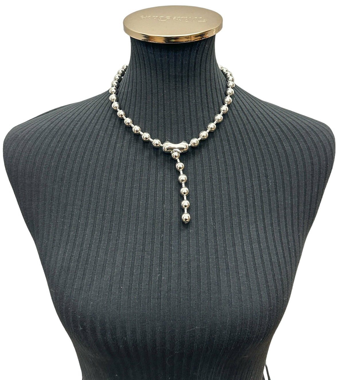 Funk Plus - REGULAR BALL CHAIN NECKLACE - 18" / Silver