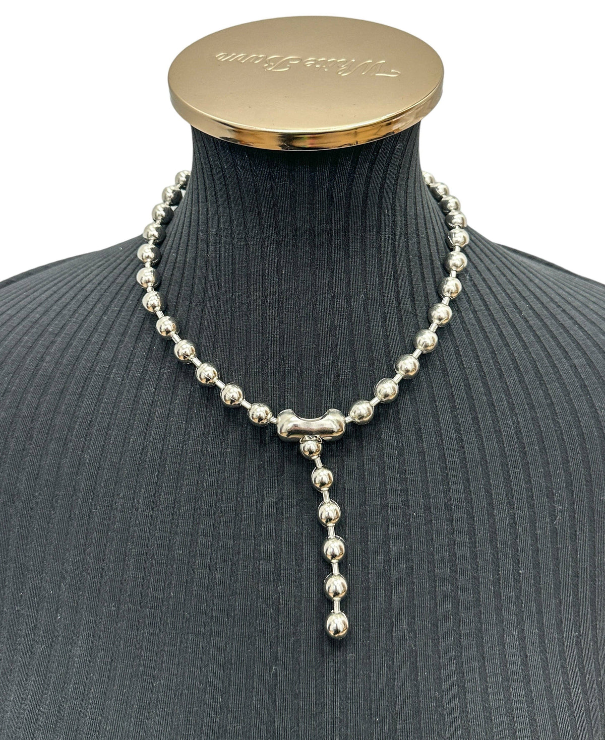Funk Plus - REGULAR BALL CHAIN NECKLACE - 18" / Silver