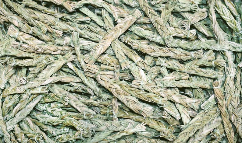 Sweet Grass Braids 4-5" for Smudging and Cleansing 20pc
