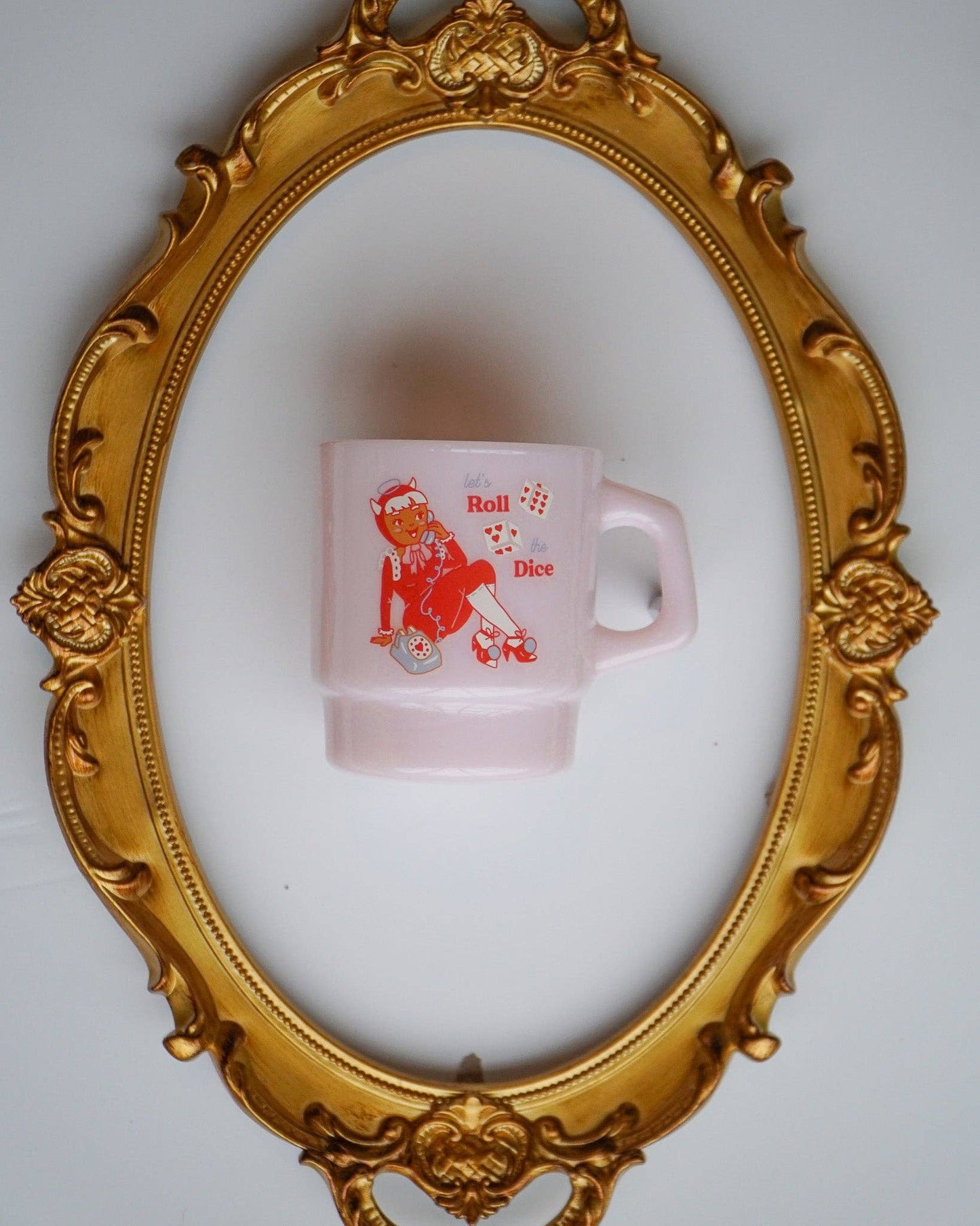 Cheerware - "Let's Roll the Dice" Vintage Diner Mug