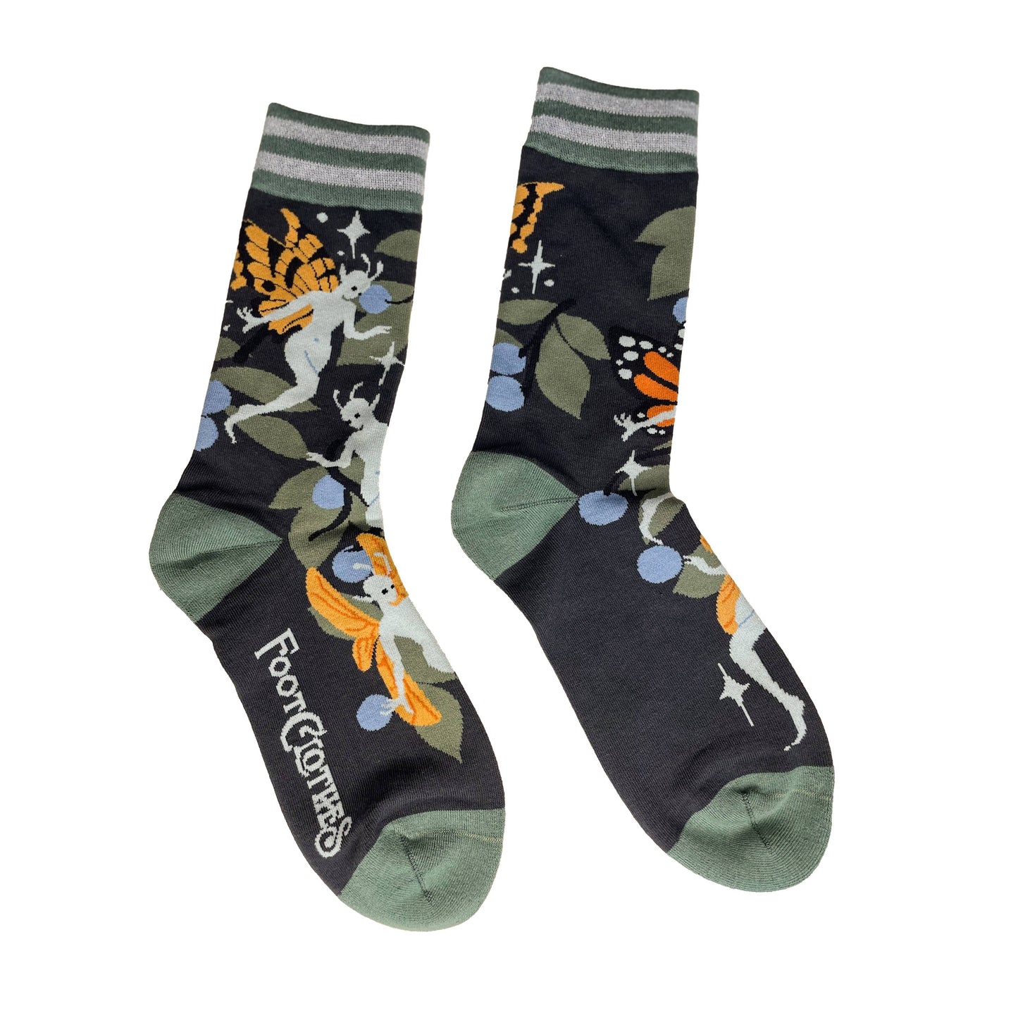 Foot Clothes- Fanciful Fairies Crew Socks