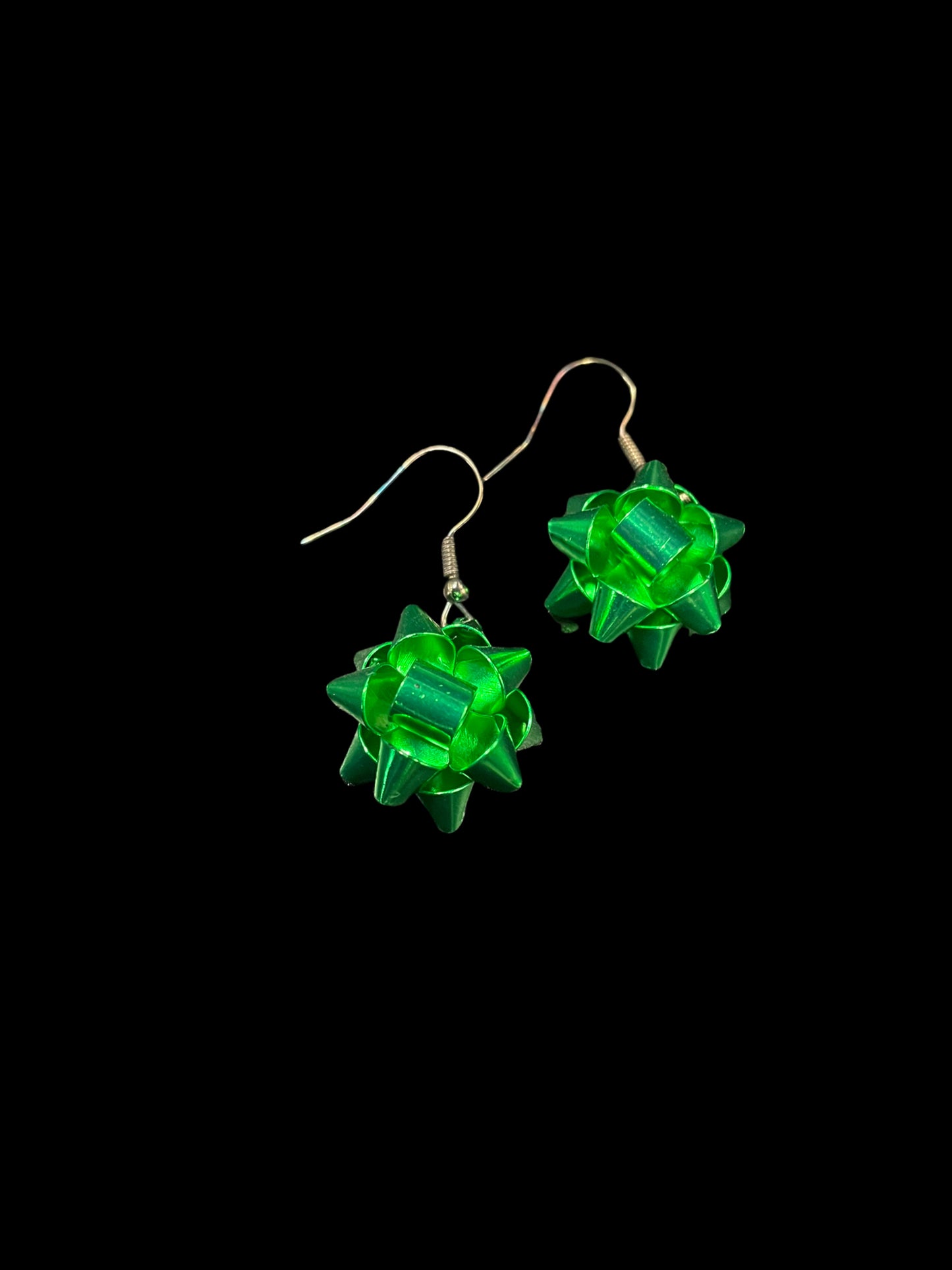 Christmas Gift Bow Earrings