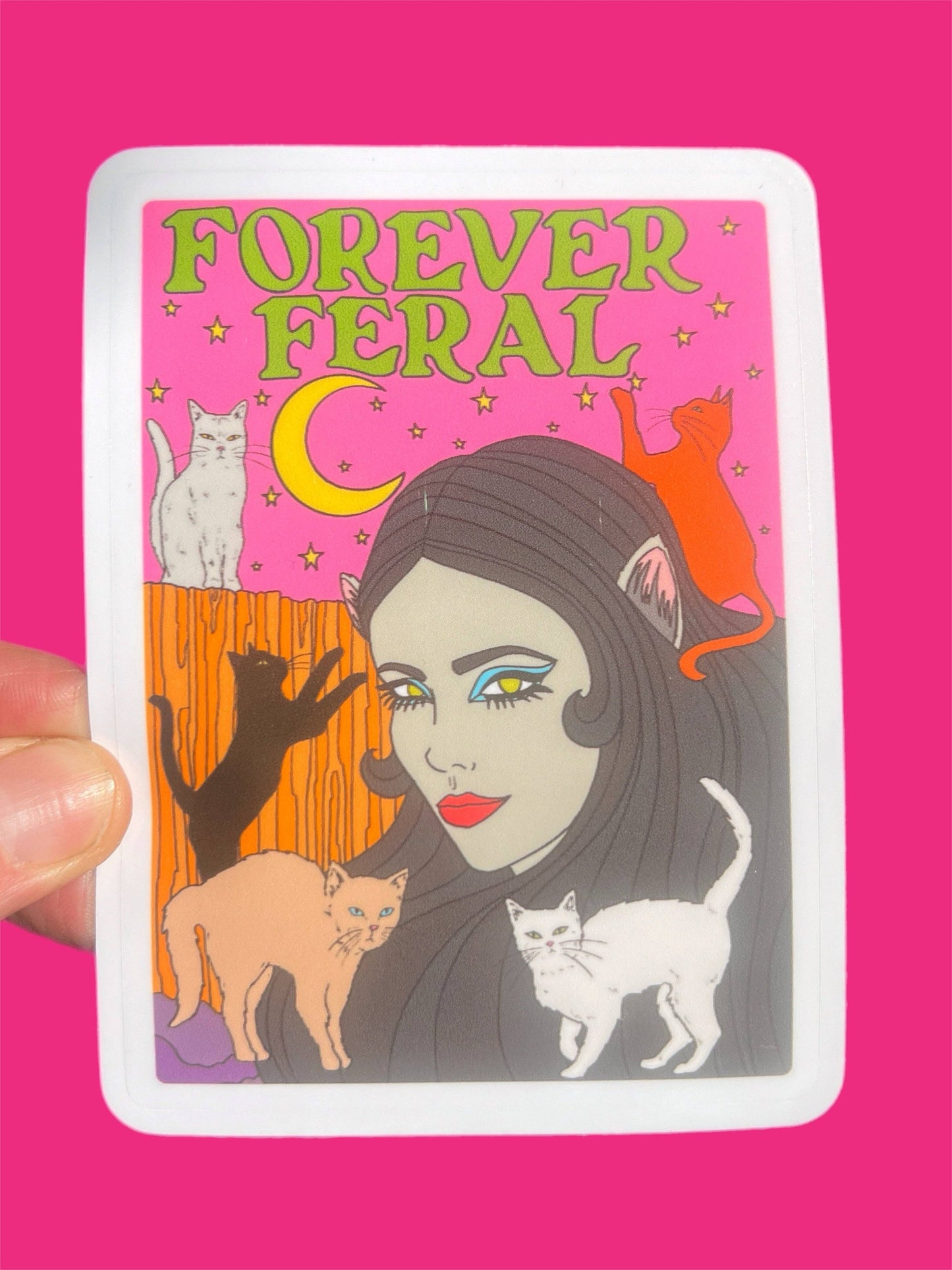 Astral Weekend - Forever Feral Sticker 3 Inch