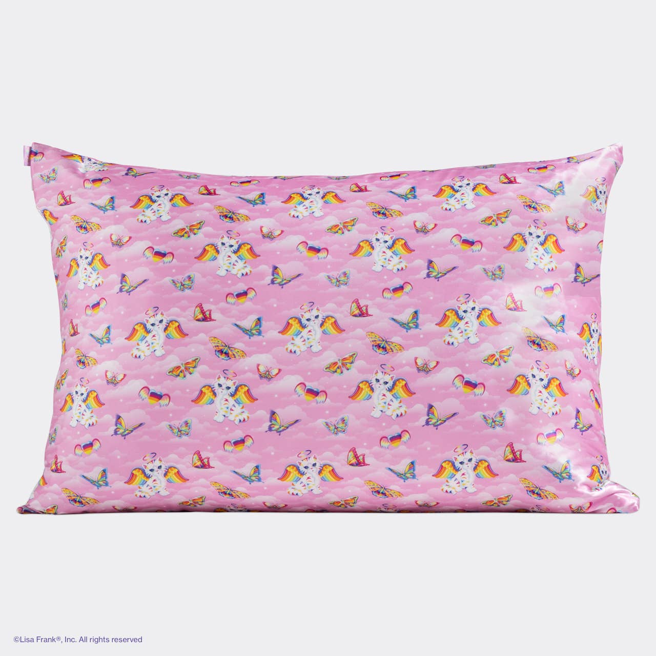 KITSCH - Lisa Frank x Kitsch Standard Satin Pillowcase - Angel Kitty™