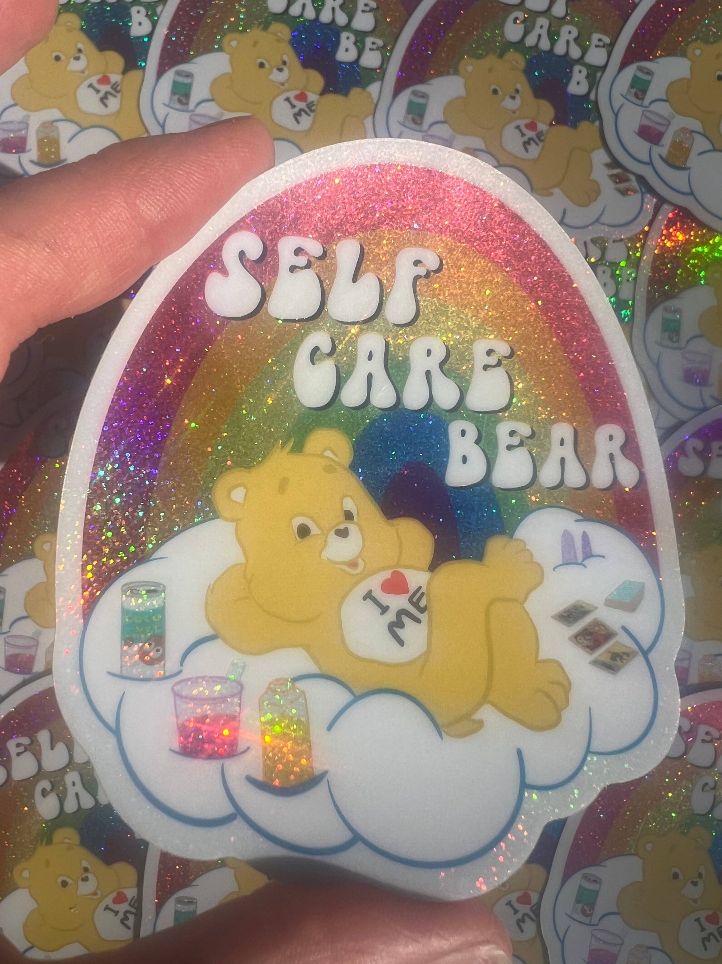 Astral Weekend - 3 Inch Sticker Self Care Bear