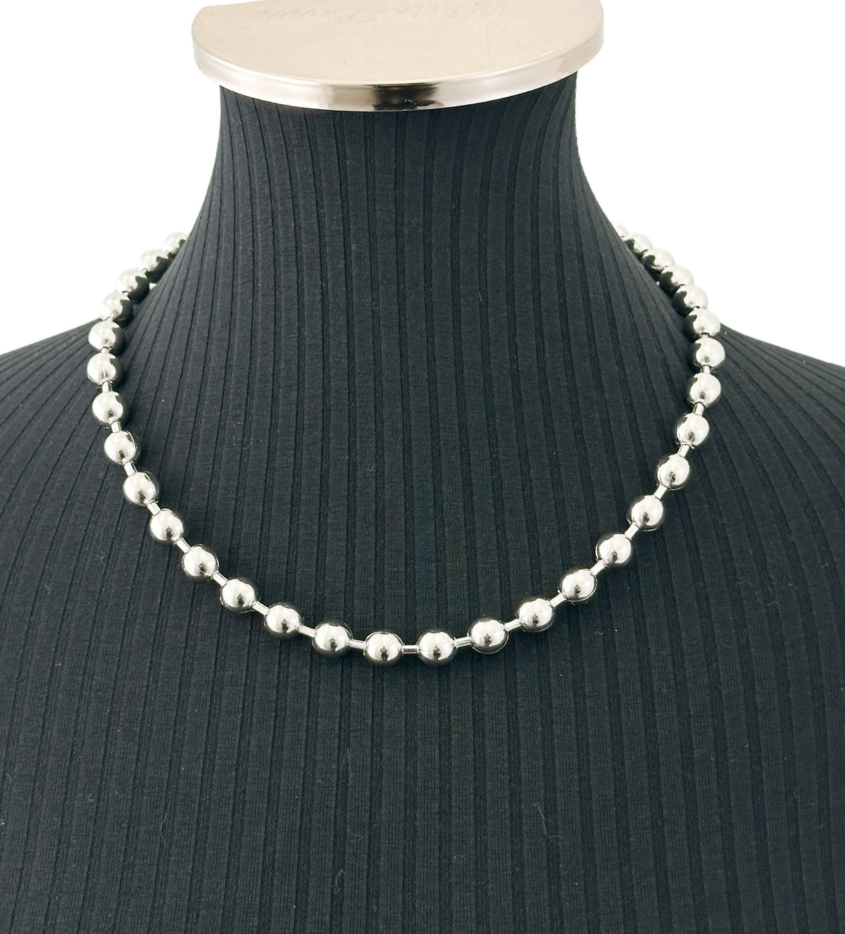 Funk Plus - REGULAR BALL CHAIN NECKLACE - 18" / Silver