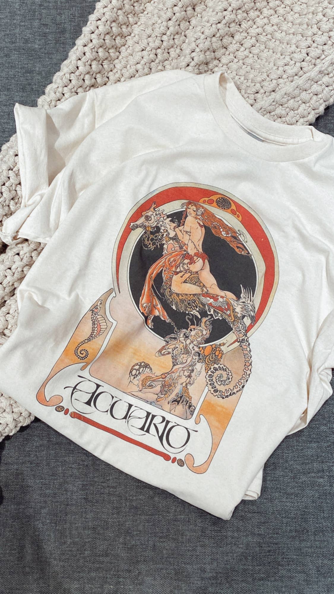 Aquarius Vintage Zodiac Shirt