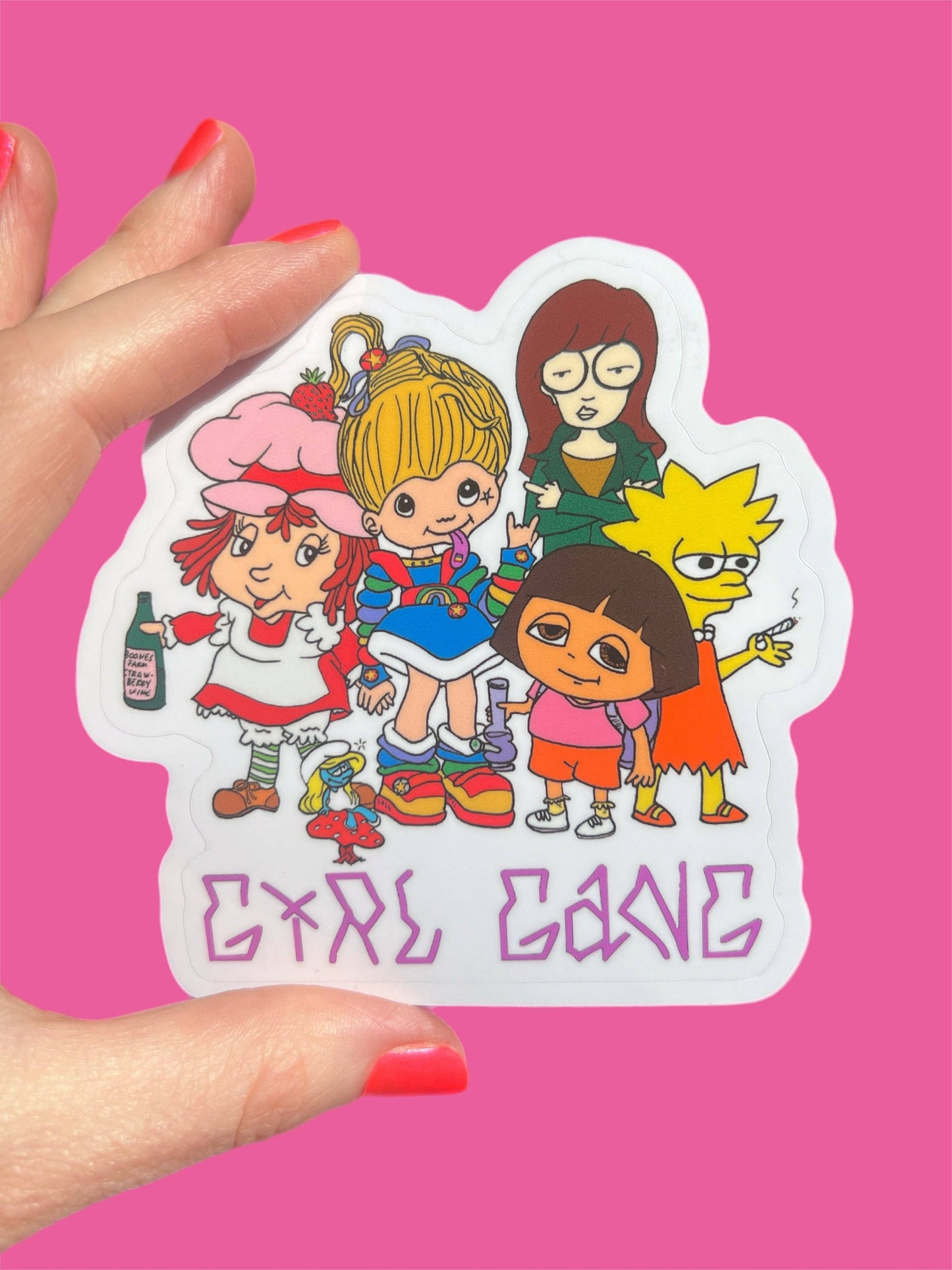 Astral Weekend - 3 Inch Sticker Girl Gang