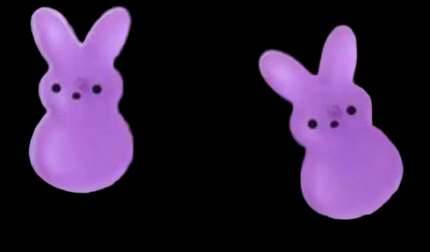Peep Bunny Earrings