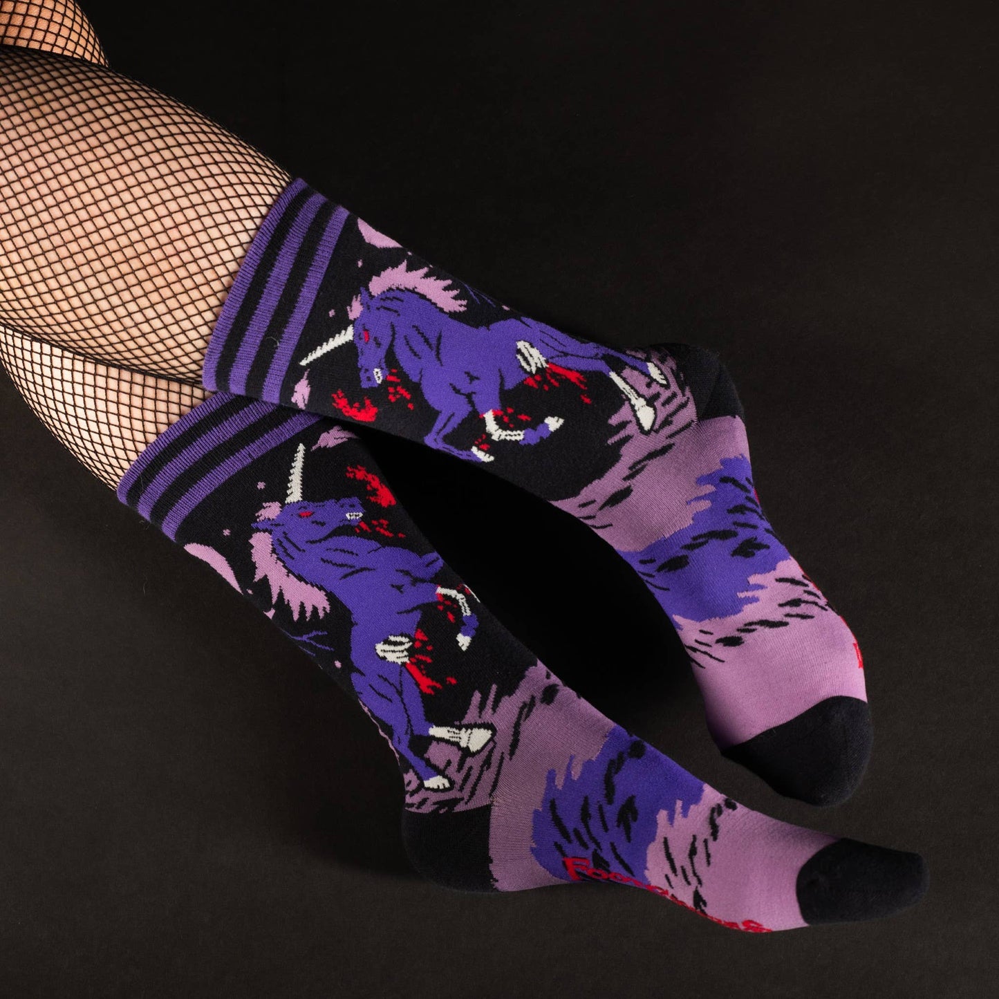 Foot Clothes- Evil AF Unicorn Socks
