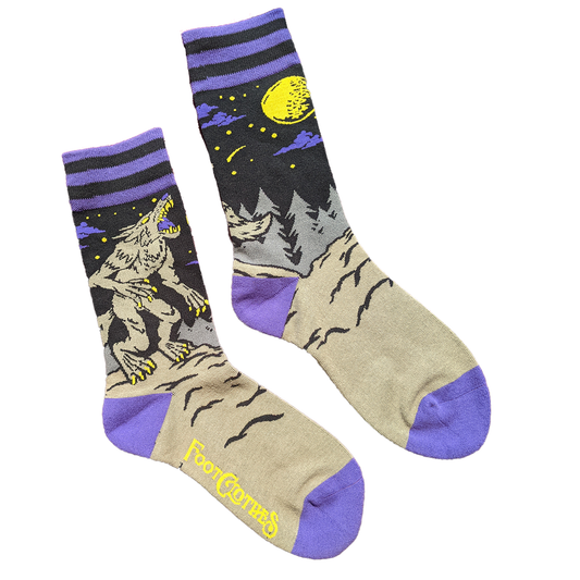 Foot Clothes- Evil AF Werewolf Socks