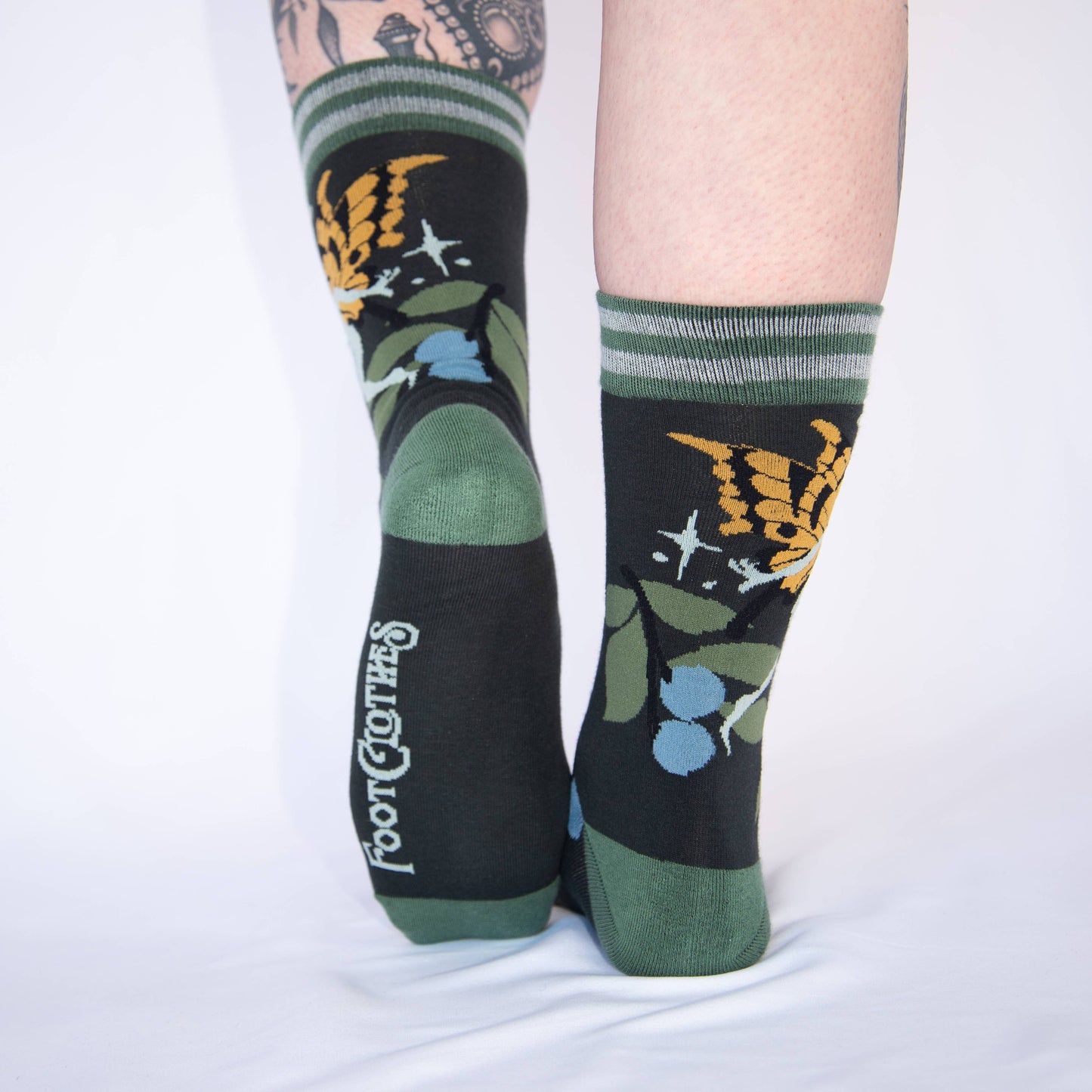 Foot Clothes- Fanciful Fairies Crew Socks