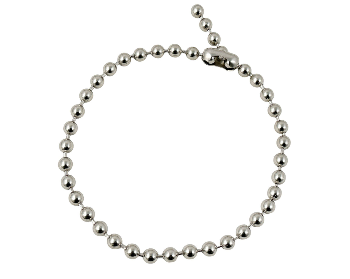 Funk Plus - REGULAR BALL CHAIN NECKLACE - 18" / Silver