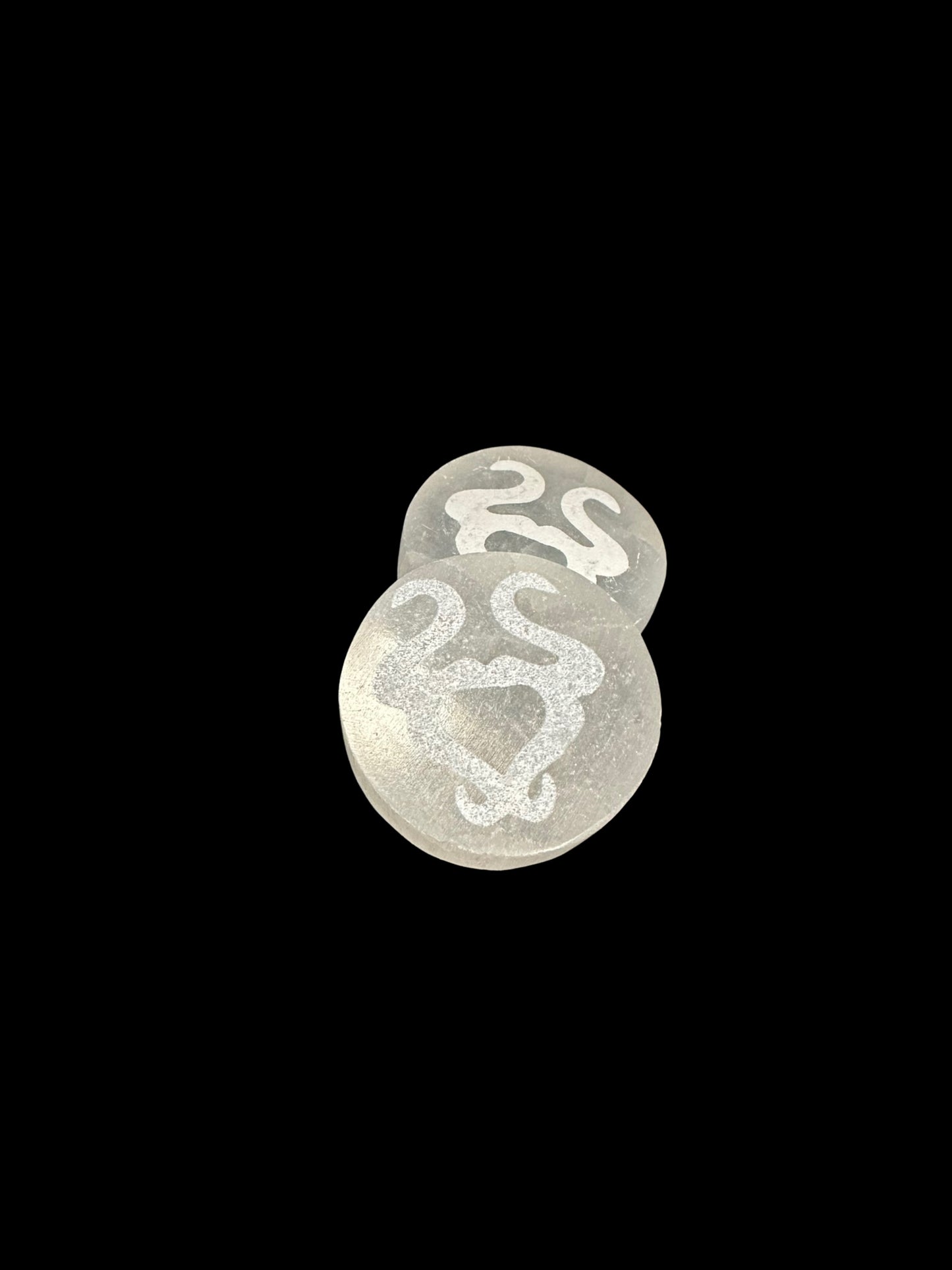 Zodiac Selenite Disc