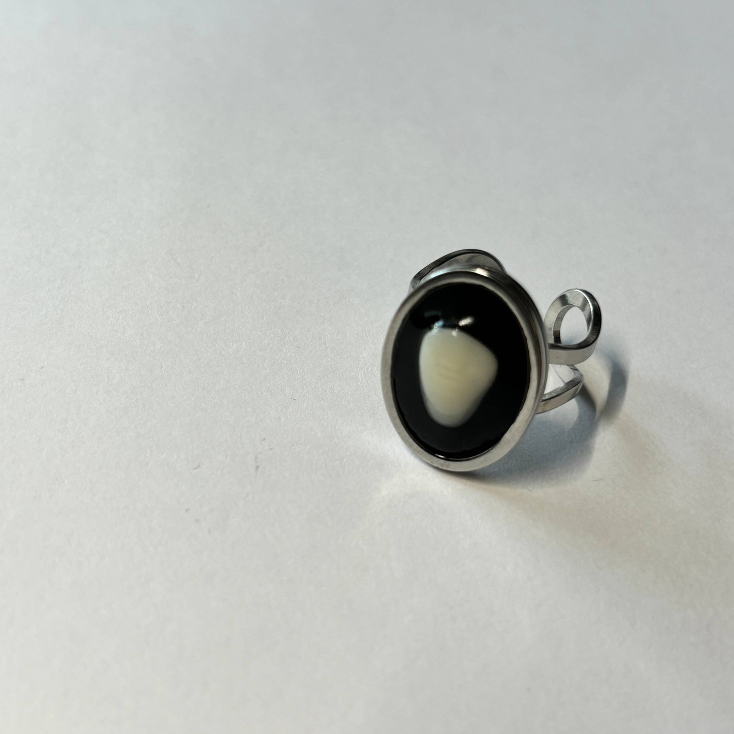 Oddity Ring - Resin Human Tooth Canine