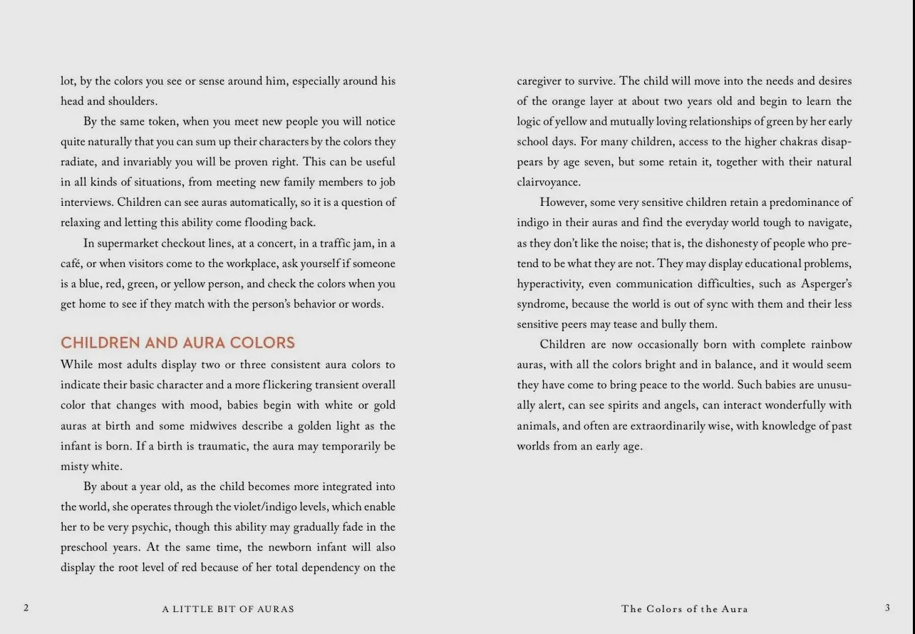 Little Bit of Auras Book