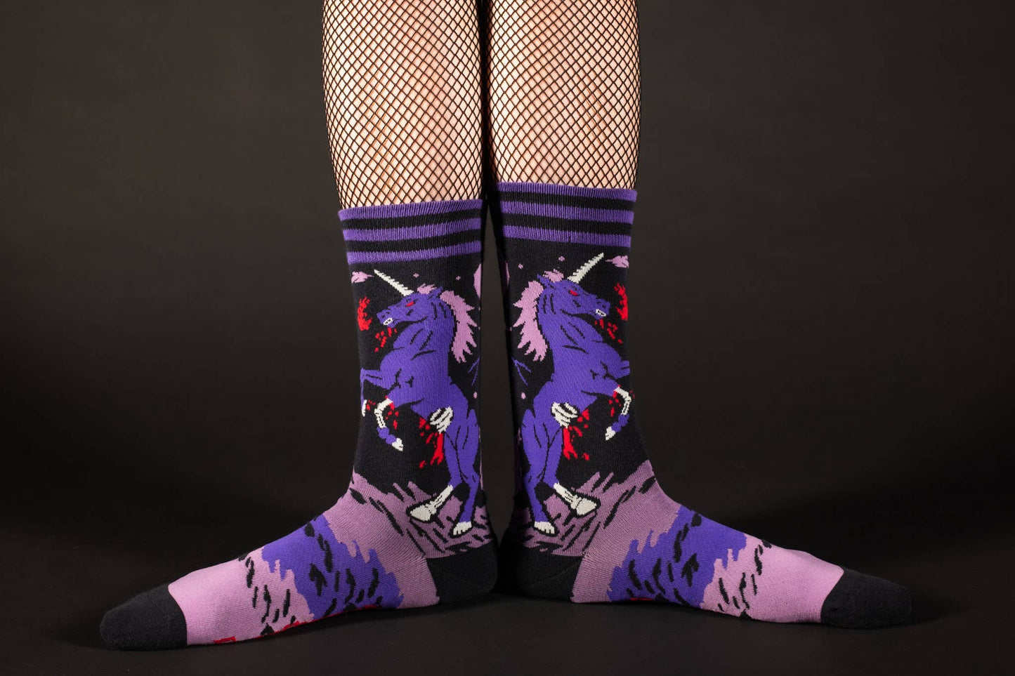 Foot Clothes- Evil AF Unicorn Socks