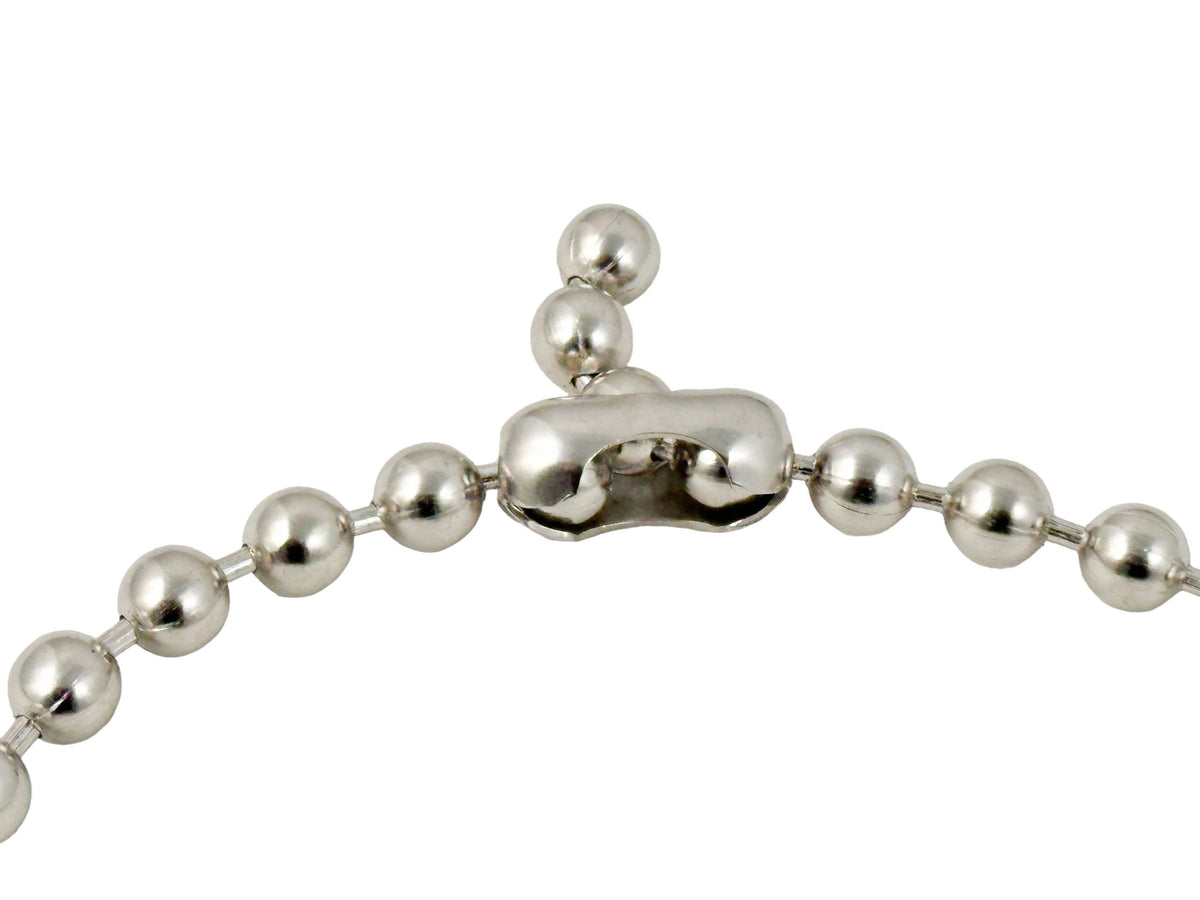 Funk Plus - REGULAR BALL CHAIN NECKLACE - 18" / Silver