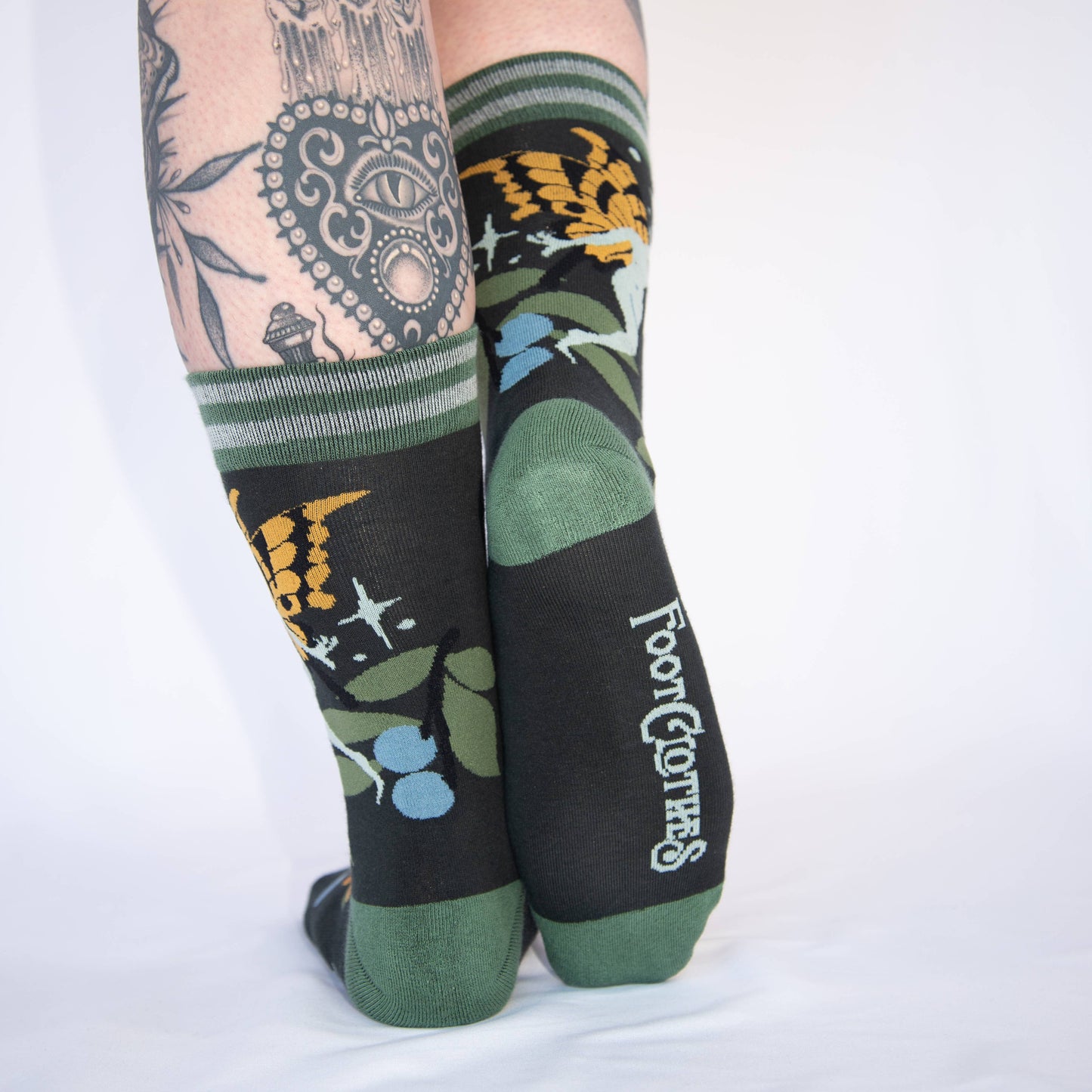 Foot Clothes- Fanciful Fairies Crew Socks