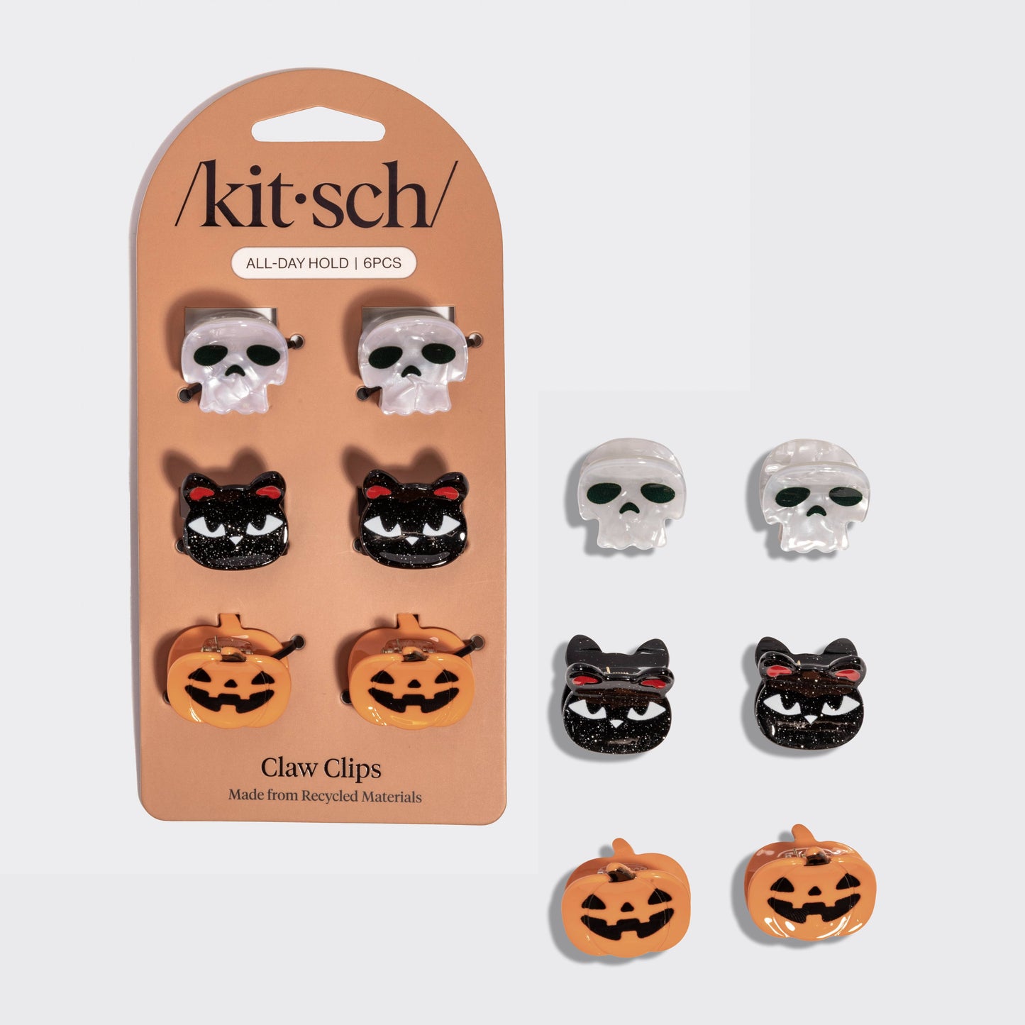 KITSCH - Mini Claw Clips 6pc Set - Halloween Squad