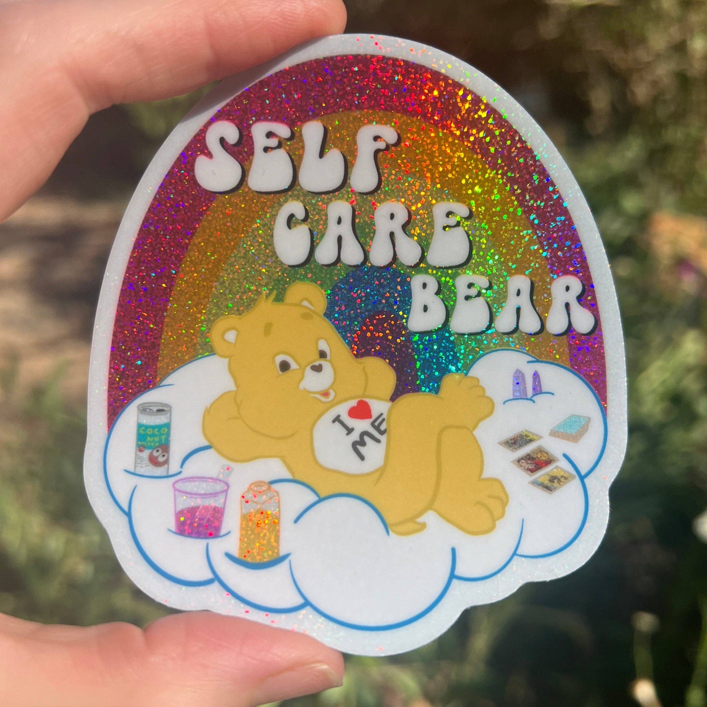Astral Weekend - 3 Inch Sticker Self Care Bear