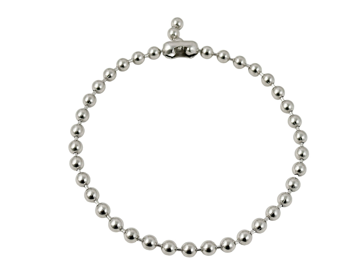 Funk Plus - REGULAR BALL CHAIN NECKLACE - 18" / Silver