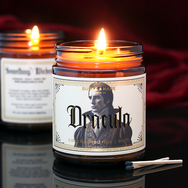 Burke & Hare Co - Gothic Scented Candles - Dracula - Vampire - Halloween